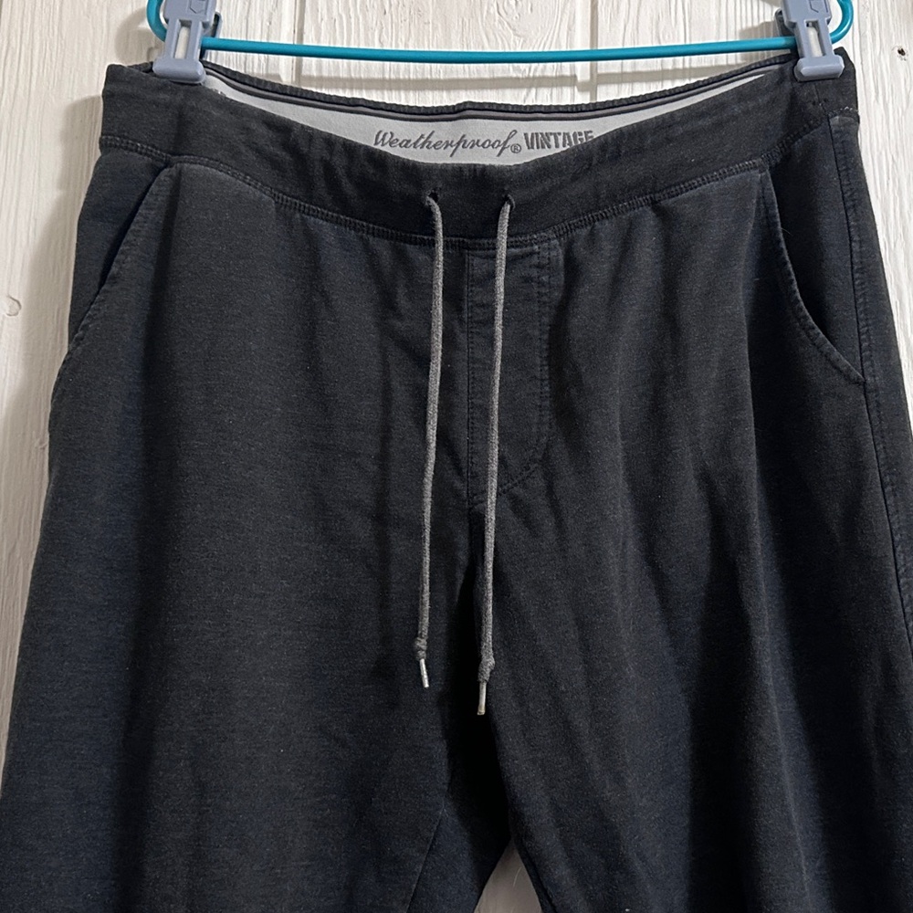 Weatherproof Vintage Black Men's Joggers - Picture 7 of 8